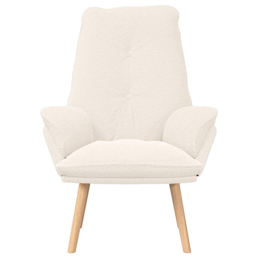 Fauteuil Crème 69 x 74 x 93 cm Sherpa Stof