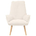 Fauteuil Crème 69 x 74 x 93 cm Sherpa Stof