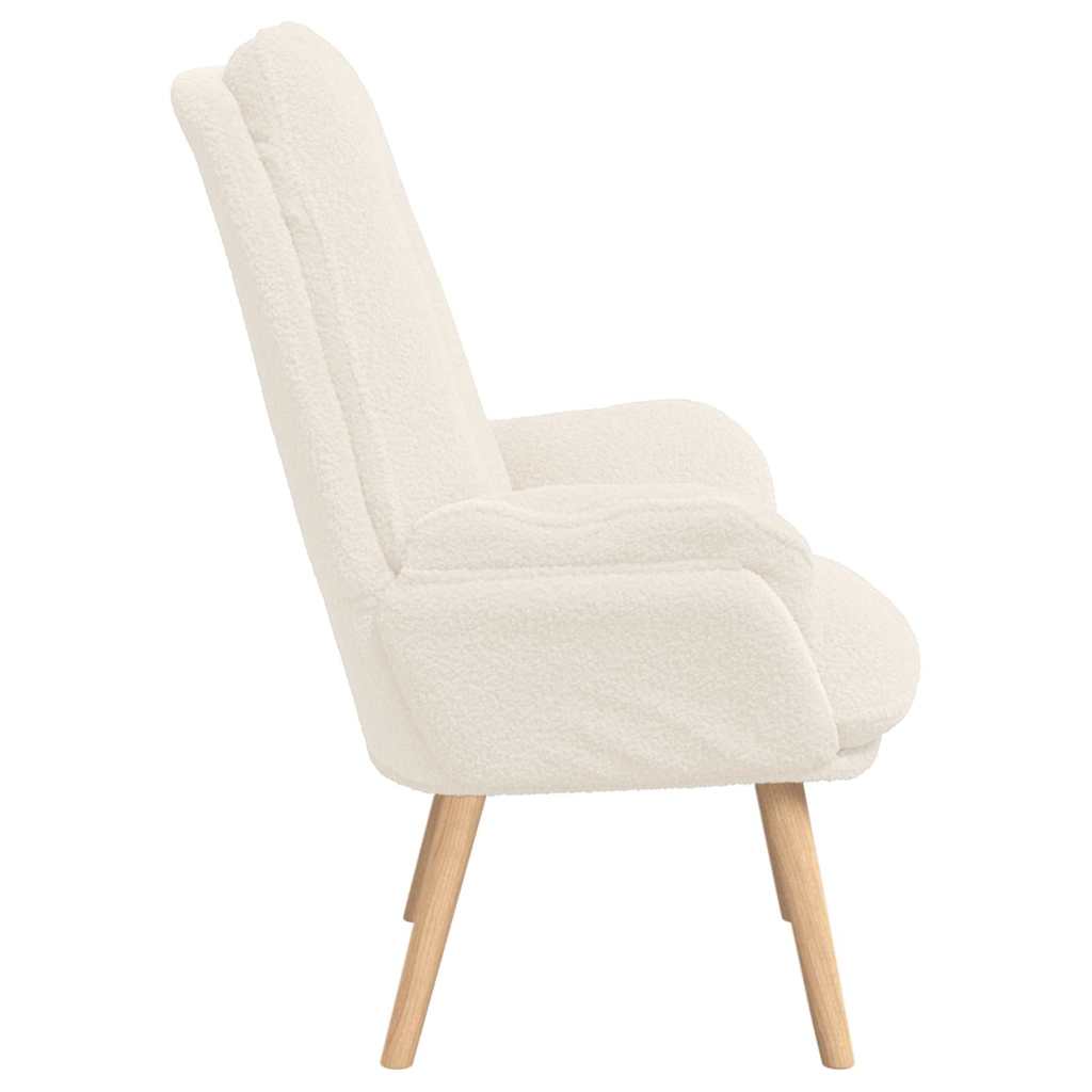 Fauteuil Crème 69 x 74 x 93 cm Sherpa Stof