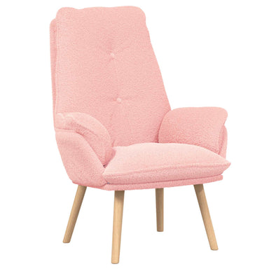 Fauteuil Roze 69 x 74 x 93 cm Sherpa Stof