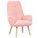 Fauteuil Roze 69 x 74 x 93 cm Sherpa Stof