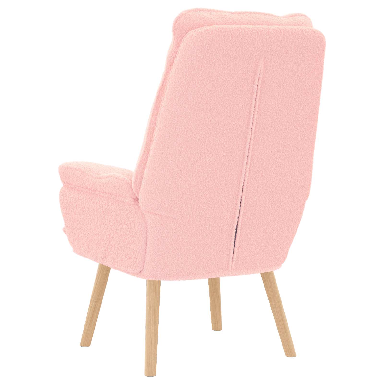 Fauteuil Roze 69 x 74 x 93 cm Sherpa Stof