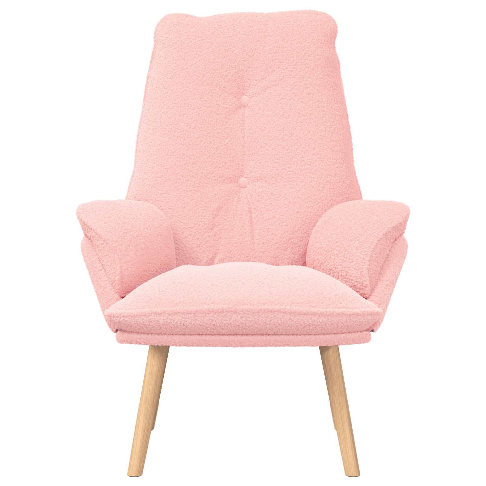Fauteuil Roze 69 x 74 x 93 cm Sherpa Stof