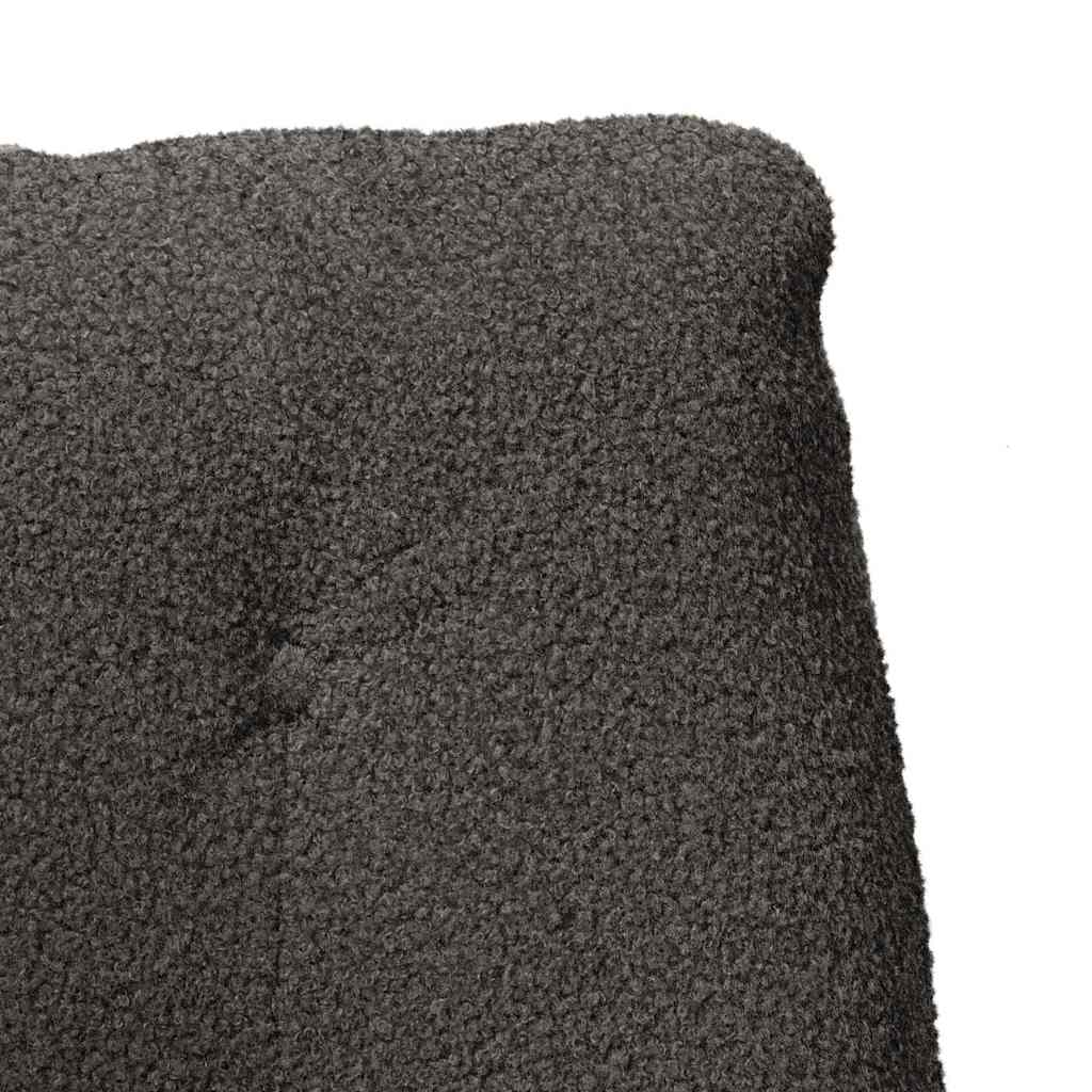 Fauteuil Donkergrijs 69 x 74 x 93 cm Sherpa Stof