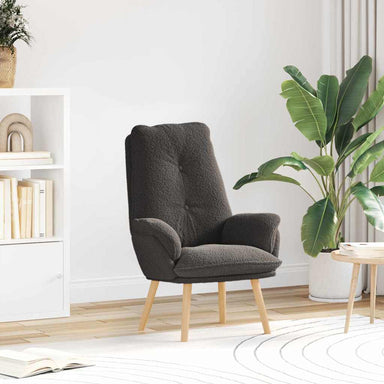 Fauteuil Donkergrijs 69 x 74 x 93 cm Sherpa Stof
