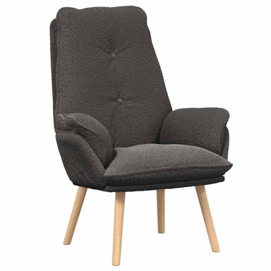 Fauteuil Donkergrijs 69 x 74 x 93 cm Sherpa Stof