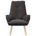 Fauteuil Donkergrijs 69 x 74 x 93 cm Sherpa Stof