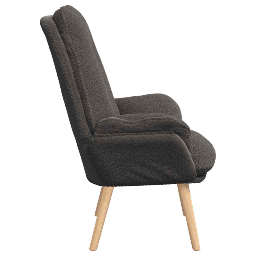 Fauteuil Donkergrijs 69 x 74 x 93 cm Sherpa Stof
