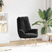 Fauteuil Zwart 69 x 74 x 93 cm Sherpa Stof