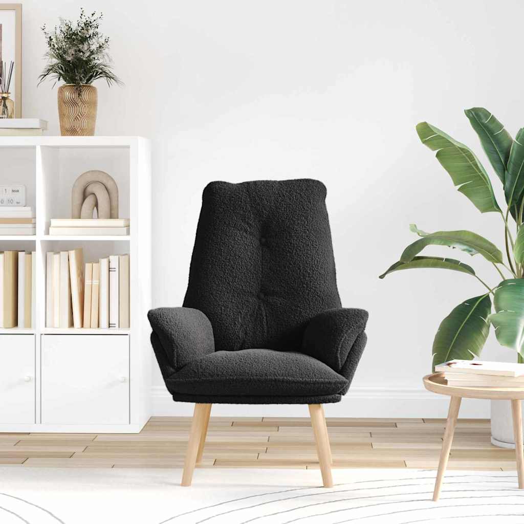 Fauteuil Zwart 69 x 74 x 93 cm Sherpa Stof
