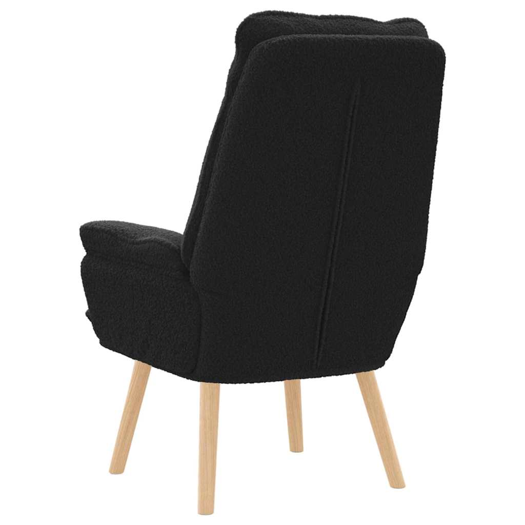 Fauteuil Zwart 69 x 74 x 93 cm Sherpa Stof
