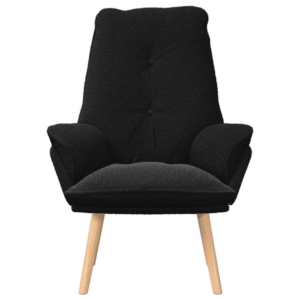 Fauteuil Zwart 69 x 74 x 93 cm Sherpa Stof