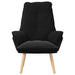Fauteuil Zwart 69 x 74 x 93 cm Sherpa Stof