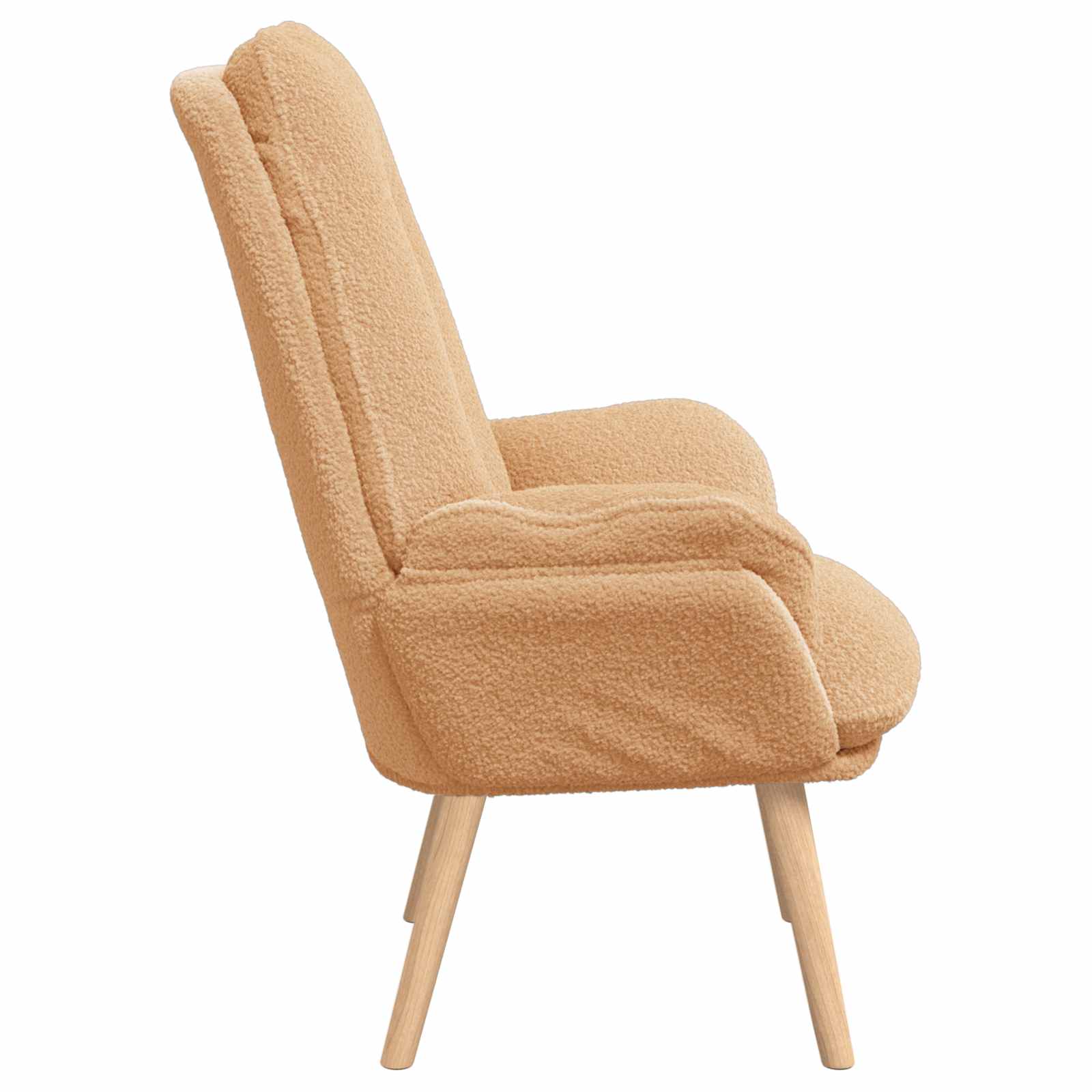 Fauteuil Beige 69 x 74 x 93 cm Sherpa Stof