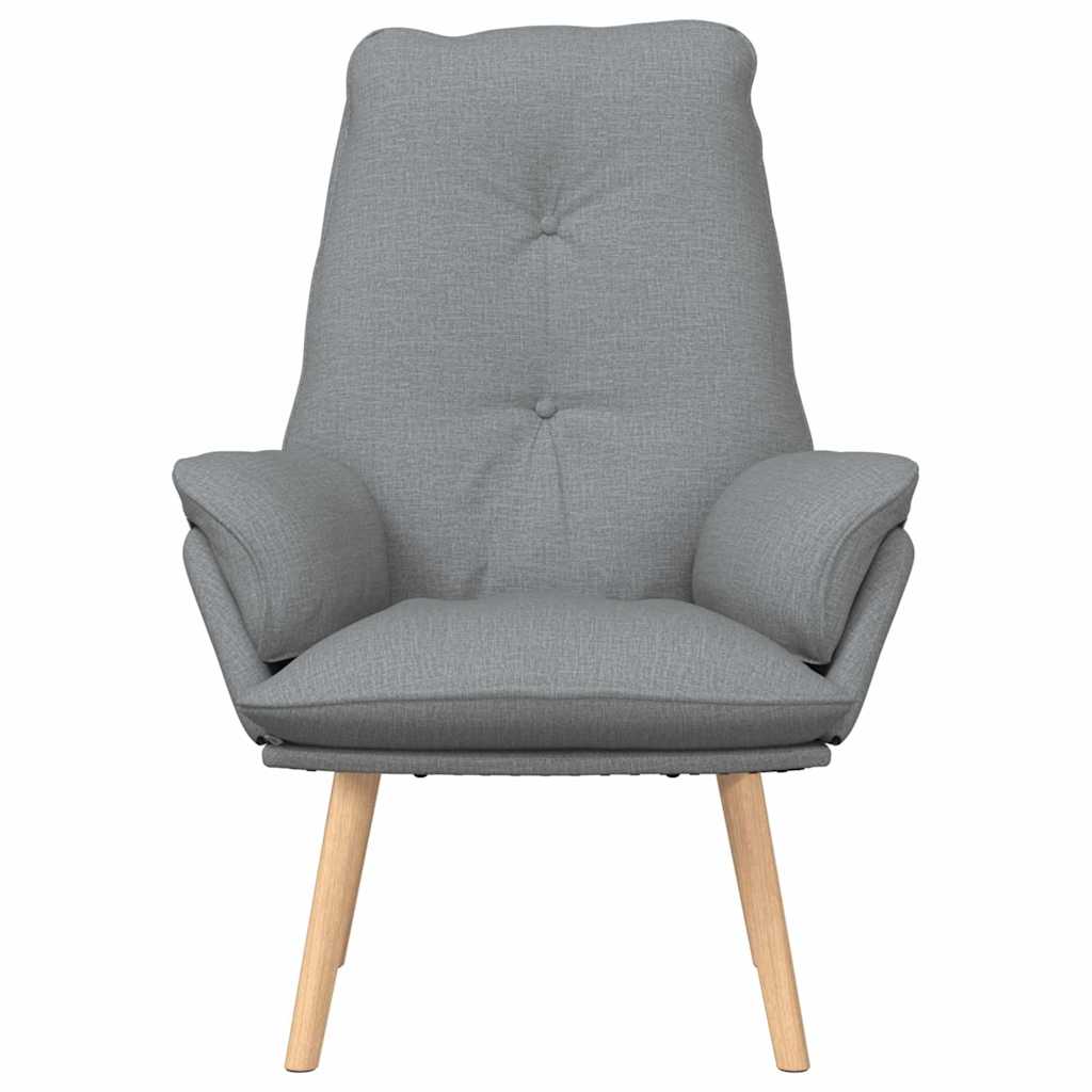 Fauteuil Lichtgrijs 69 x 74 x 93 cm Stof en multiplex