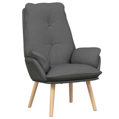 Fauteuil Donkergrijs 69 x 74 x 93 cm Stof en multiplex