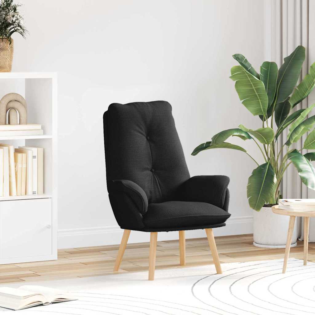 Fauteuil Zwart 69 x 74 x 93 cm Stof en multiplex