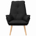 Fauteuil Zwart 69 x 74 x 93 cm Stof en multiplex
