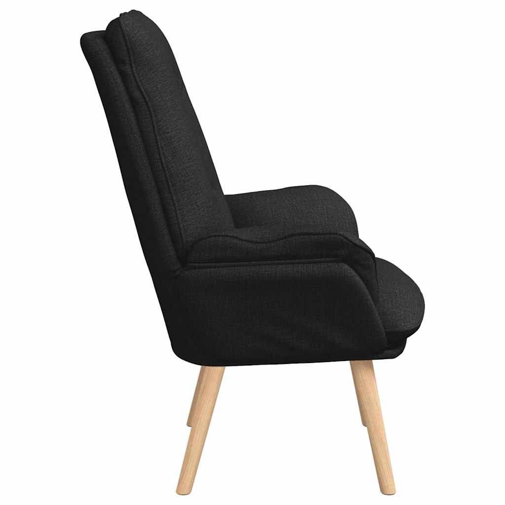 Fauteuil Zwart 69 x 74 x 93 cm Stof en multiplex