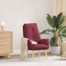 Fauteuil Wijnrood 69 x 74 x 93 cm Stof en multiplex