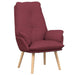 Fauteuil Wijnrood 69 x 74 x 93 cm Stof en multiplex