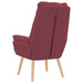 Fauteuil Wijnrood 69 x 74 x 93 cm Stof en multiplex