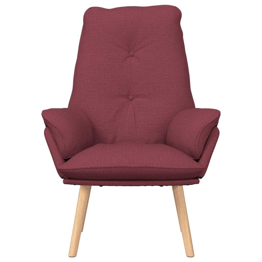Fauteuil Wijnrood 69 x 74 x 93 cm Stof en multiplex