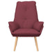 Fauteuil Wijnrood 69 x 74 x 93 cm Stof en multiplex