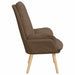 Fauteuil Bruin 69 x 74 x 93 cm Polyester en multiplex