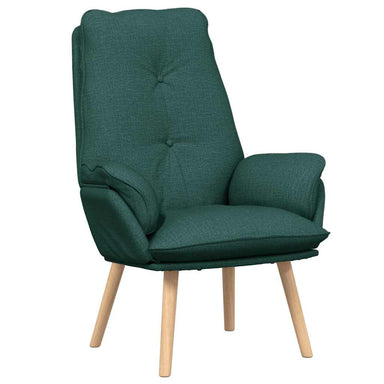 Fauteuil Donkergroen 69 x 74 x 93 cm Stof en multiplex