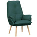 Fauteuil Donkergroen 69 x 74 x 93 cm Stof en multiplex