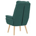 Fauteuil Donkergroen 69 x 74 x 93 cm Stof en multiplex