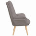 Fauteuil Taupe 69 x 74 x 93 cm Stof en multiplex