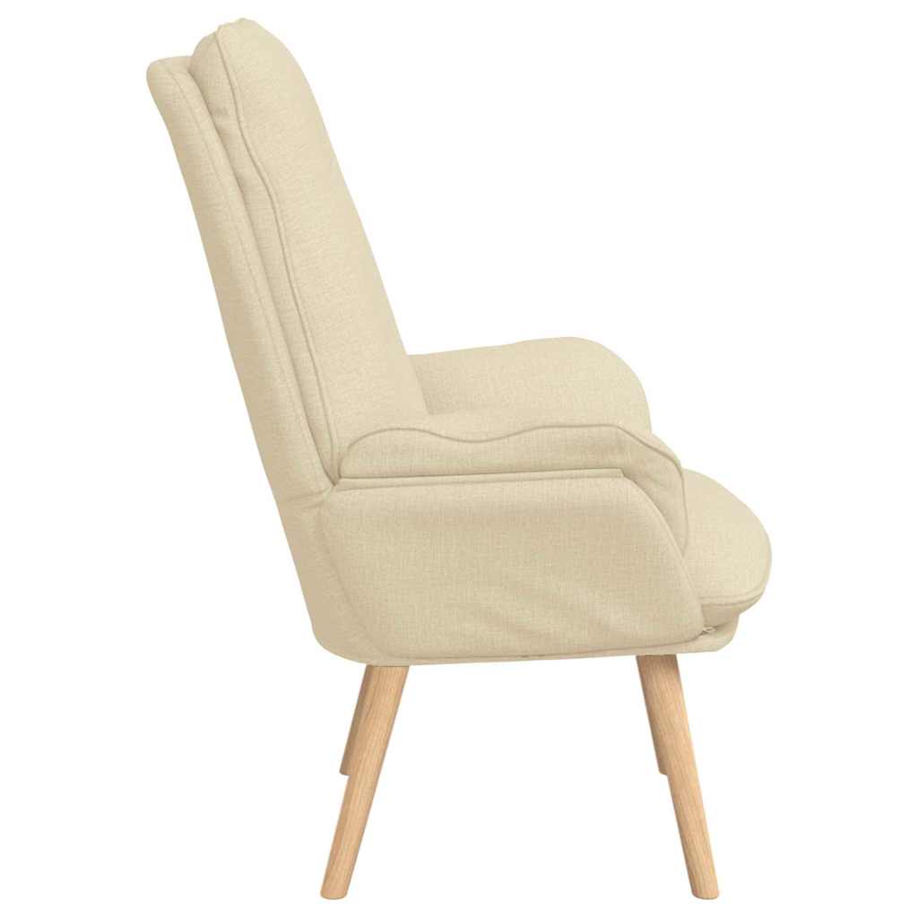 Fauteuil Crème 69 x 74 x 93 cm Stof en multiplex