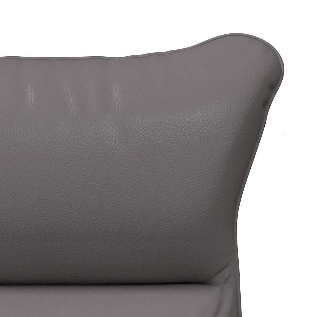 Fauteuil Grijs 69 x 74 x 93 cm Kunstleer