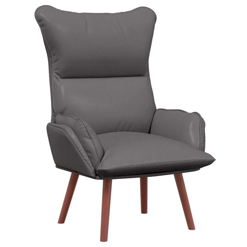 Fauteuil Grijs 69 x 74 x 93 cm Kunstleer
