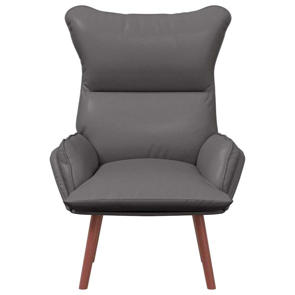 Fauteuil Grijs 69 x 74 x 93 cm Kunstleer