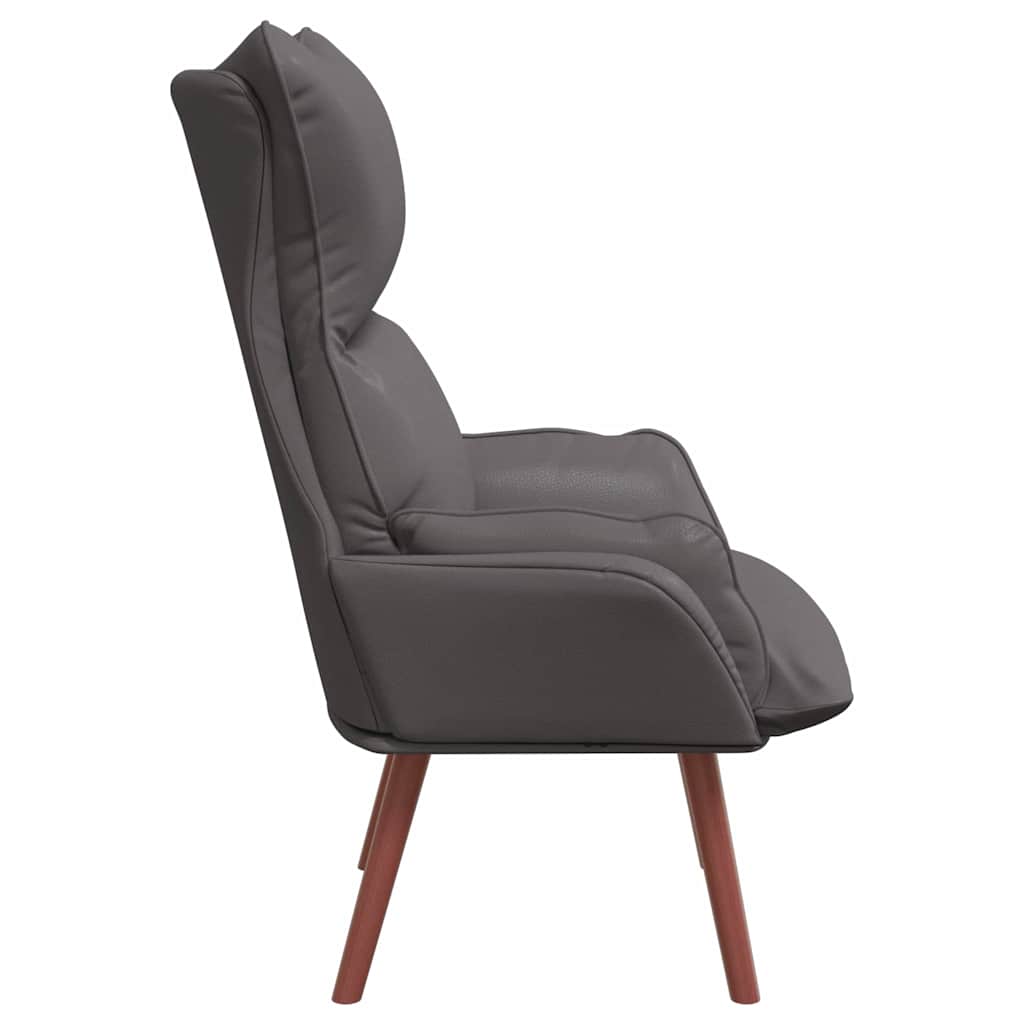Fauteuil Grijs 69 x 74 x 93 cm Kunstleer