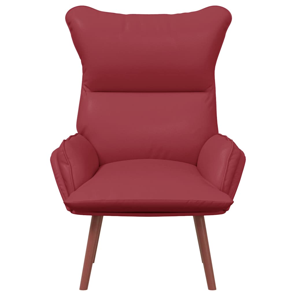 Fauteuil Wijnrood 69 x 74 x 93 cm Kunstleer