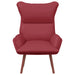 Fauteuil Wijnrood 69 x 74 x 93 cm Kunstleer
