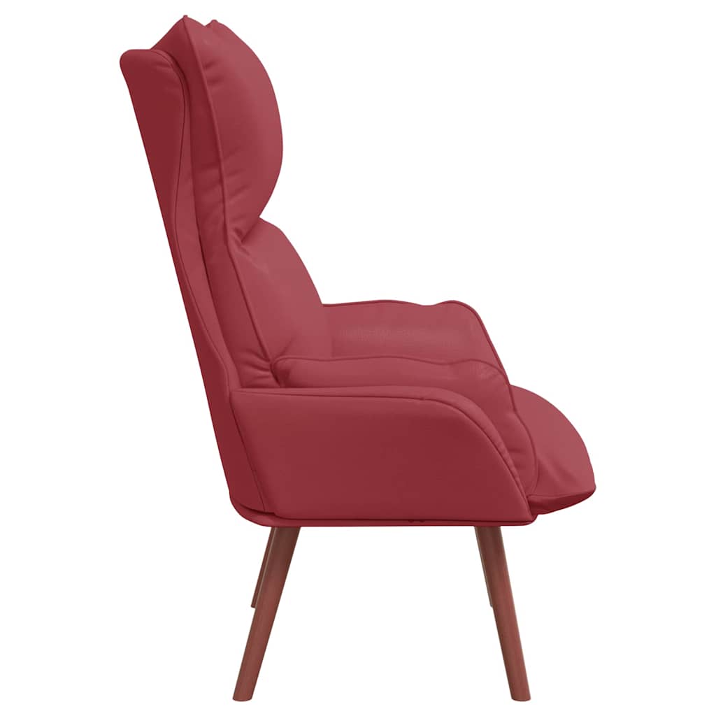 Fauteuil Wijnrood 69 x 74 x 93 cm Kunstleer