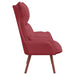 Fauteuil Wijnrood 69 x 74 x 93 cm Kunstleer
