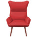 Fauteuil Rood 69 x 74 x 93 cm Kunstleer