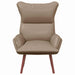 Fauteuil Cappuccino 69 x 74 x 93 cm Kunstleer
