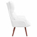 Fauteuil Wit 69 x 74 x 93 cm Kunstleer