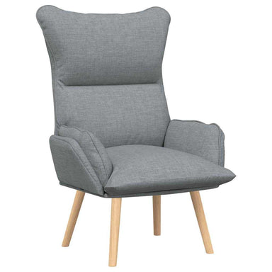 Fauteuil Lichtgrijs 69 x 74 x 93 cm Stof en multiplex
