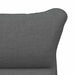 Fauteuil Donkergrijs 69 x 74 x 93 cm Stof en multiplex