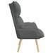 Fauteuil Donkergrijs 69 x 74 x 93 cm Stof en multiplex
