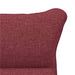 Fauteuil Wijnrood 69 x 74 x 93 cm Stof en multiplex