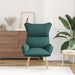 Fauteuil Donkergroen 69 x 74 x 93 cm Stof en multiplex